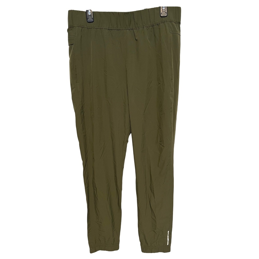 Balance Collection Men L Jogger Pant Olive Green Athletic Stretch Pockets Travel